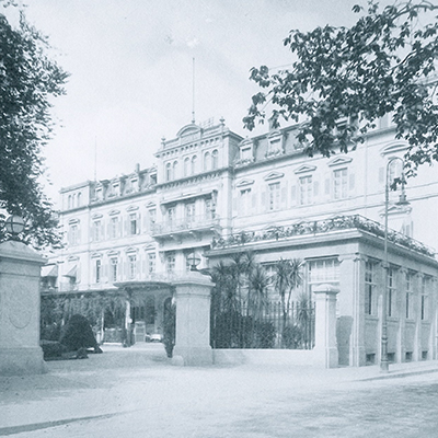 Historischer Hoteleingang 1928 